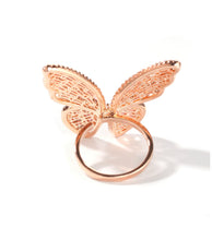 Load image into Gallery viewer, Baguette Butterfly Ring
