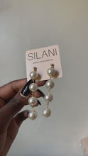 Load and play video in Gallery viewer, Drop Pearl Earrings
